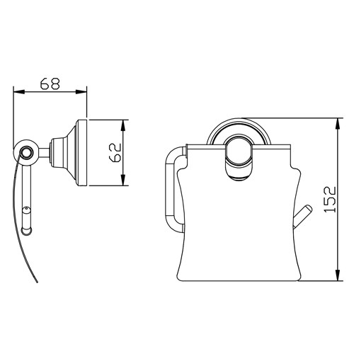 MAT409 Matrix Brass Tissue Holder