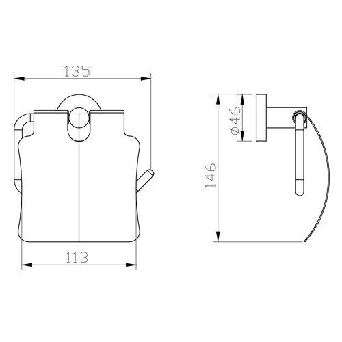 PHA409 Phaze Brass Tissue Holder