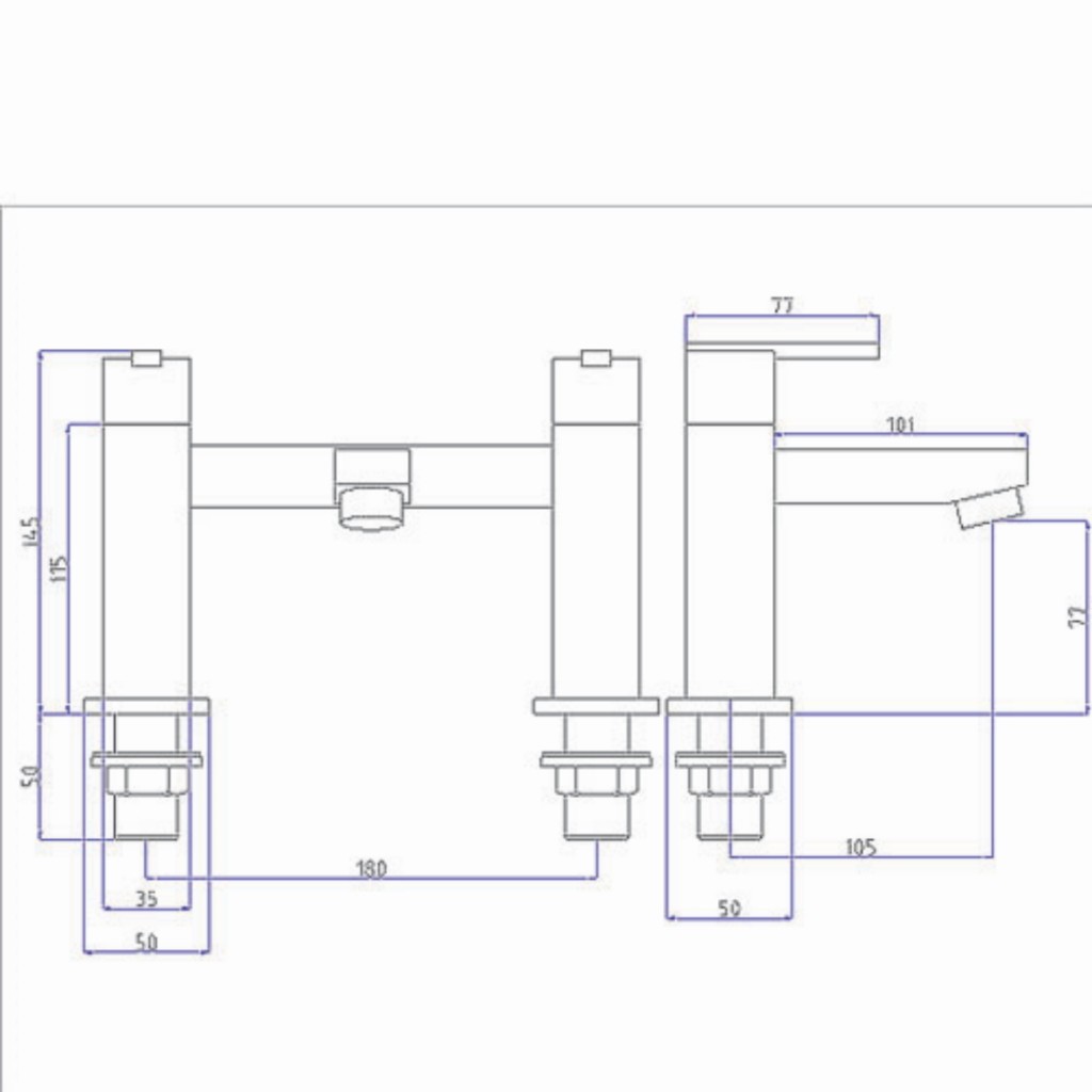 ISL005 Ice Quad Bath Filler